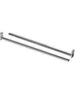 National 48 In. To 72 In. Adjustable Closet Rod, Chrome