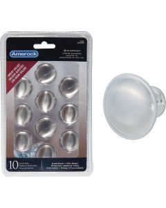 Amerock Everyday Heritage Round Brushed Chrome Cabinet Knob (10-Pack)