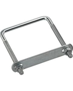 National 3/8 In. x 3-5/8 In. x 5 In. Zinc Square U Bolt