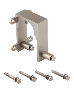 National Satin Nickel Interior Barn Door Bypass Bracket