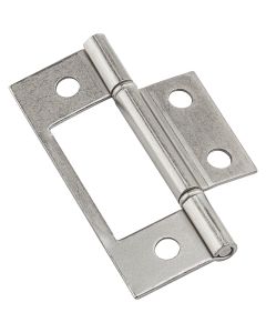 National Non-Removable Pin Surface Mount Satin Nickel Bi-Fold Door Hinge