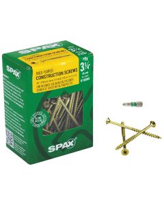 Spax #9 x 3-1/4 In. Flat Head Interior Multi-Material Construction Screw (1 Lb. Box)