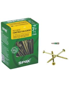 Spax #10 x 3-1/2 In. Flat Head Interior Multi-Material Construction Screw (1 Lb. Box)