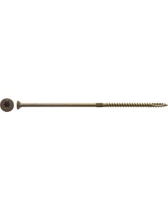 Big Timber #10 x 6 In. Bronze Flat Head Wood Screw (32 Ct., 1 Lb.)