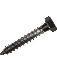 National 1/4 In. x 1-1/2 In. Black Hex Lag Bolt (4 Ct.)