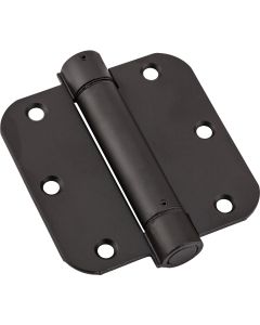 National 3.5 In. Oil Rubbed Bronze 5/8 In. Radius Spring Door Hinge