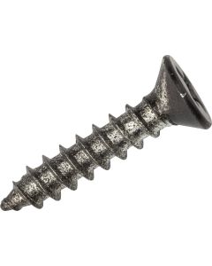 7 X 3/4" Flat Blk Wood Screw Pk