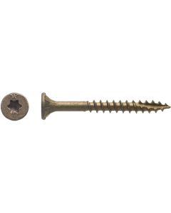 Big Timber #8 x 1-1/2 In. Bronze Flat Head Wood Screw (196 Ct., 1 Lb.)