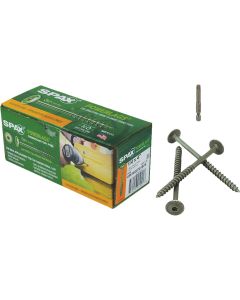 Spax PowerLags 1/4 In. x 4 In. Washer Head Exterior Structure Screw (50 Ct.)