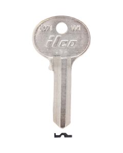 ILCO Wilson Nickel Plated Cam Lock Key, 1071 (10-Pack)