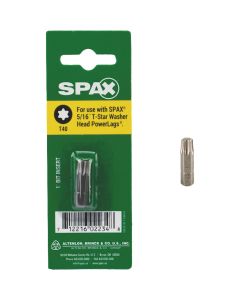 Spax 1/4 In. x 1 In. T40 T-Star Plus Insert Screwdriver Bit