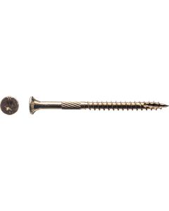 Big Timber #9 x 2-1/2 In. Yellow Zinc Wood Screw (2500 Ct.)