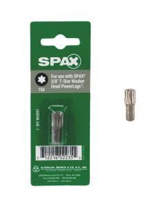 Spax 1/4 In. x 1 In. T50 T-Star Plus Insert Screwdriver Bit