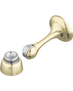 National V244 Polished Brass Magnetic Rigid Door Stop