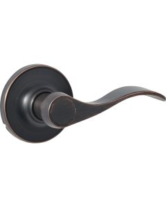 Steel Pro Oil Rubbed Bronze Wave Passage Door Lever