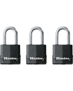 3pk Magnum Covrd Padlock