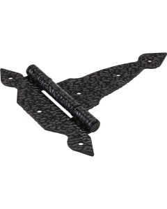 National 6 In. Black Spear T-Hinge