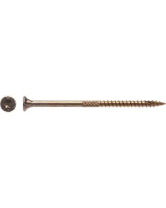 Big Timber #9 x 3-1/8 In. Yellow Zinc Flat Head Wood Screw (375 Ct., 5 Lb.)