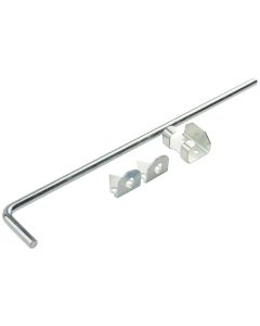 National 1/2 In. X 18 In. Zinc Plated Steel Cane Bolt