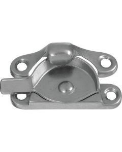 National Double Hung Satin Nickel Crescent Sash Lock