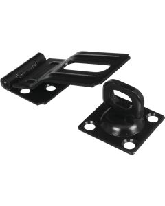 3-1/4" Swivel Safety Hasp Blk