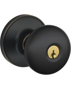 Dexter Stratus Aged Bronze Entry Door Knob Lockset