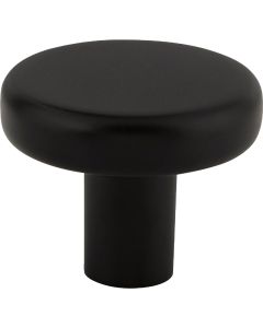 Elements Gibson 1-1/4 In. Dia. Matte Black Cabinet Knob