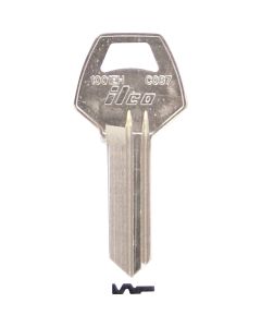 ILCO Corbin Nickel Plated House Key, CO87 / 1001EH (10-Pack)