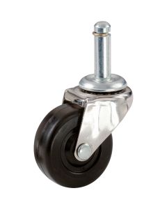 Shepherd 2 In. Friction Grip Rubber Swivel Stem Caster