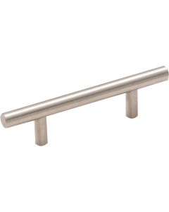 Amerock Bar Pulls 3 In. Sterling Nickel Center-to-Center Pull