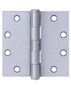 Tell Commercial Stainless Steel 4.5 In. Square Plain Bearing Hinge with Removable Pin