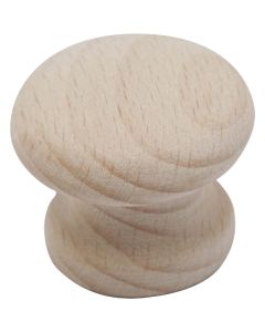 Do it Wood Hardwood Round 1-1/2 In. Cabinet Knob, (2-Pack)