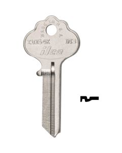 ILCO Nickel Plated File Cabinet Key, IN3/X1054K (10-Pack)