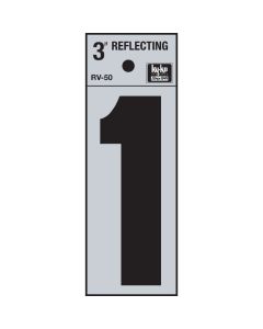 Hy-Ko Vinyl 3 In. Reflective Adhesive Number One