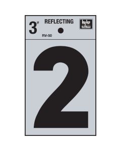 Hy-Ko Vinyl 3 In. Reflective Adhesive Number Two