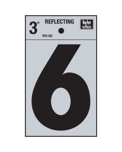 Hy-Ko Vinyl 3 In. Reflective Adhesive Number Six