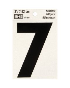 Hy-Ko Vinyl 3 In. Reflective Adhesive Number Seven