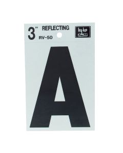 Hy-Ko Vinyl 3 In. Reflective Adhesive Letter, A