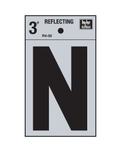 Hy-Ko Vinyl 3 In. Reflective Adhesive Letter, N