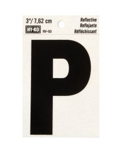 Hy-Ko Vinyl 3 In. Reflective Adhesive Letter, P