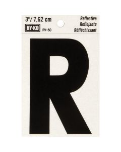 Hy-Ko Vinyl 3 In. Reflective Adhesive Letter, R