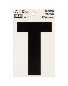 Hy-Ko Vinyl 3 In. Reflective Adhesive Letter, T