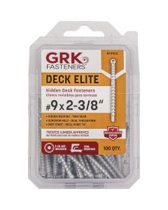 GRK Deck Elite #9 x 2-3/8 In. Star Drive Bugle-Head Hidden Fastener Deck Screws (100 Ct.)