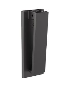 National Hardware 4-3/4 In. Matte Black Reed Door Knocker