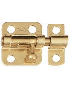 National 2 In. Solid Brass Door Barrel Bolt