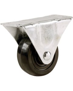 Shepherd 5 In. General-Duty Rubber Rigid Plate Caster