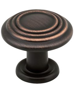 Elements Vienna 1-1/4 In. Brushed Oil Rubbed Bronze Diameter Mushroom Knob