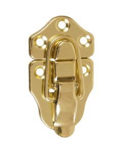 National Catalog V1848 Miniature Brass Draw Catch (2-Count)