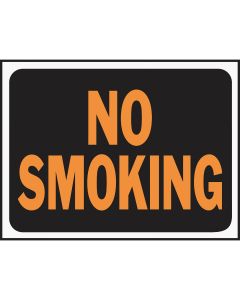 Hy-Ko 9x12 Plastic Sign, No Smoking