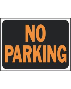 Hy-Ko Plastic Sign, No Parking